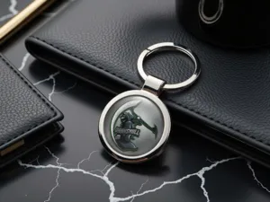 Photo Key Fob Pro Picture Domed Alloy Force